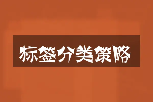 标签分类策略