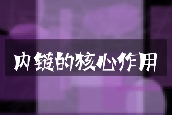 内链的核心作用